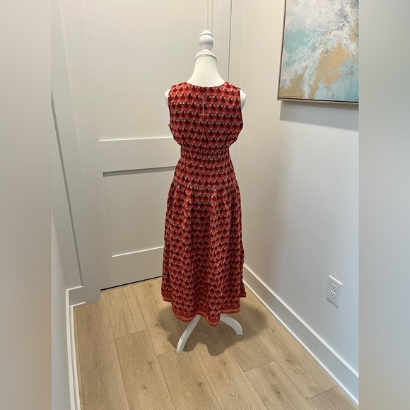 J. Crew Hyacinth dress in block-print crepe de chine A-line NEW XS $148 floral - Picture 12 of 14